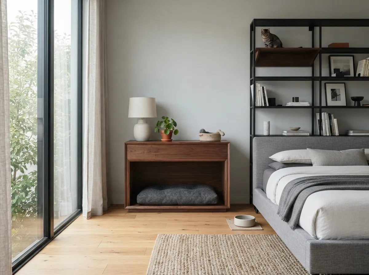 23. Multi-Functional Furniture with Pet Features