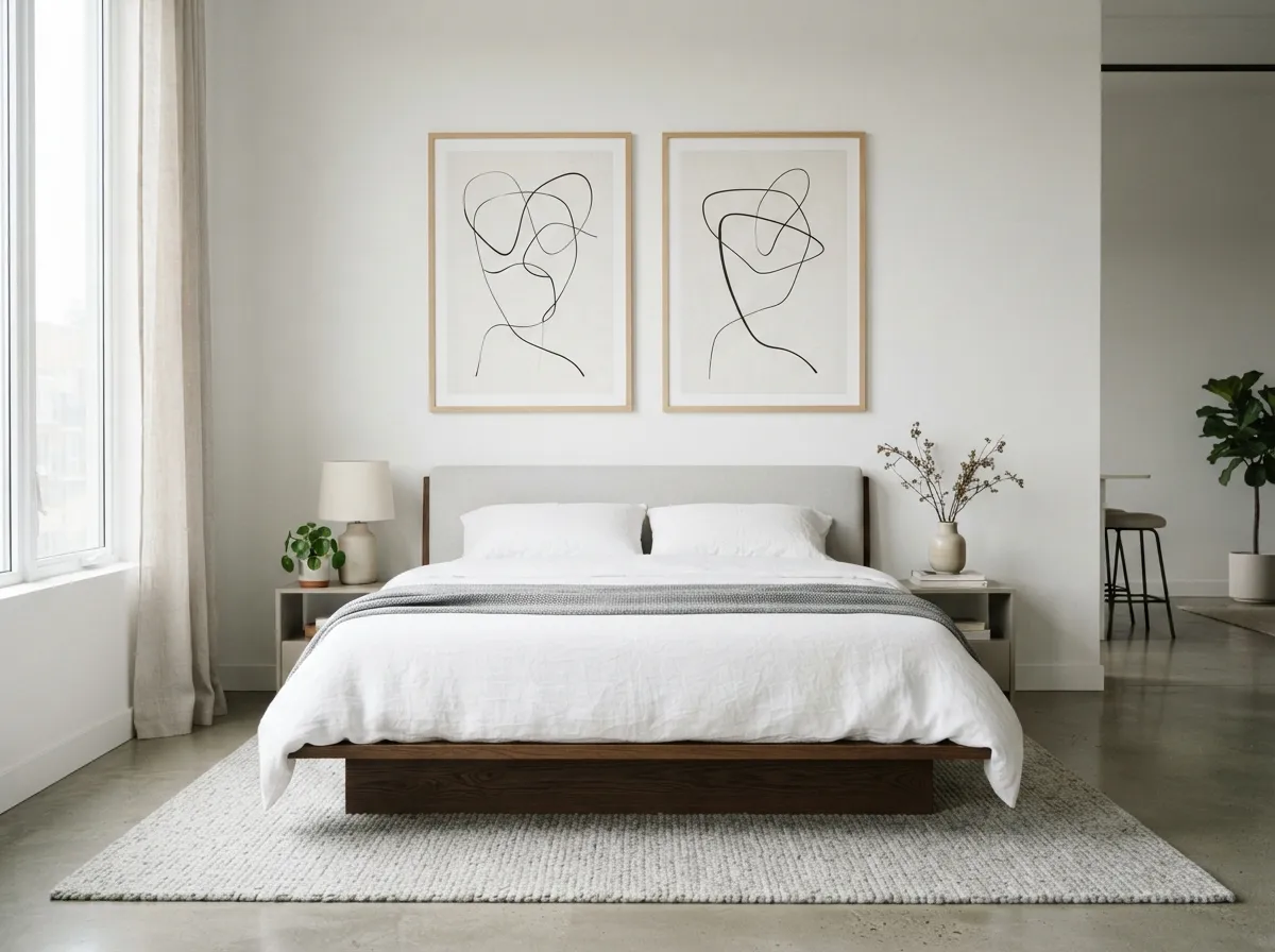 14. Hang Art with Clean, Minimalist Frames