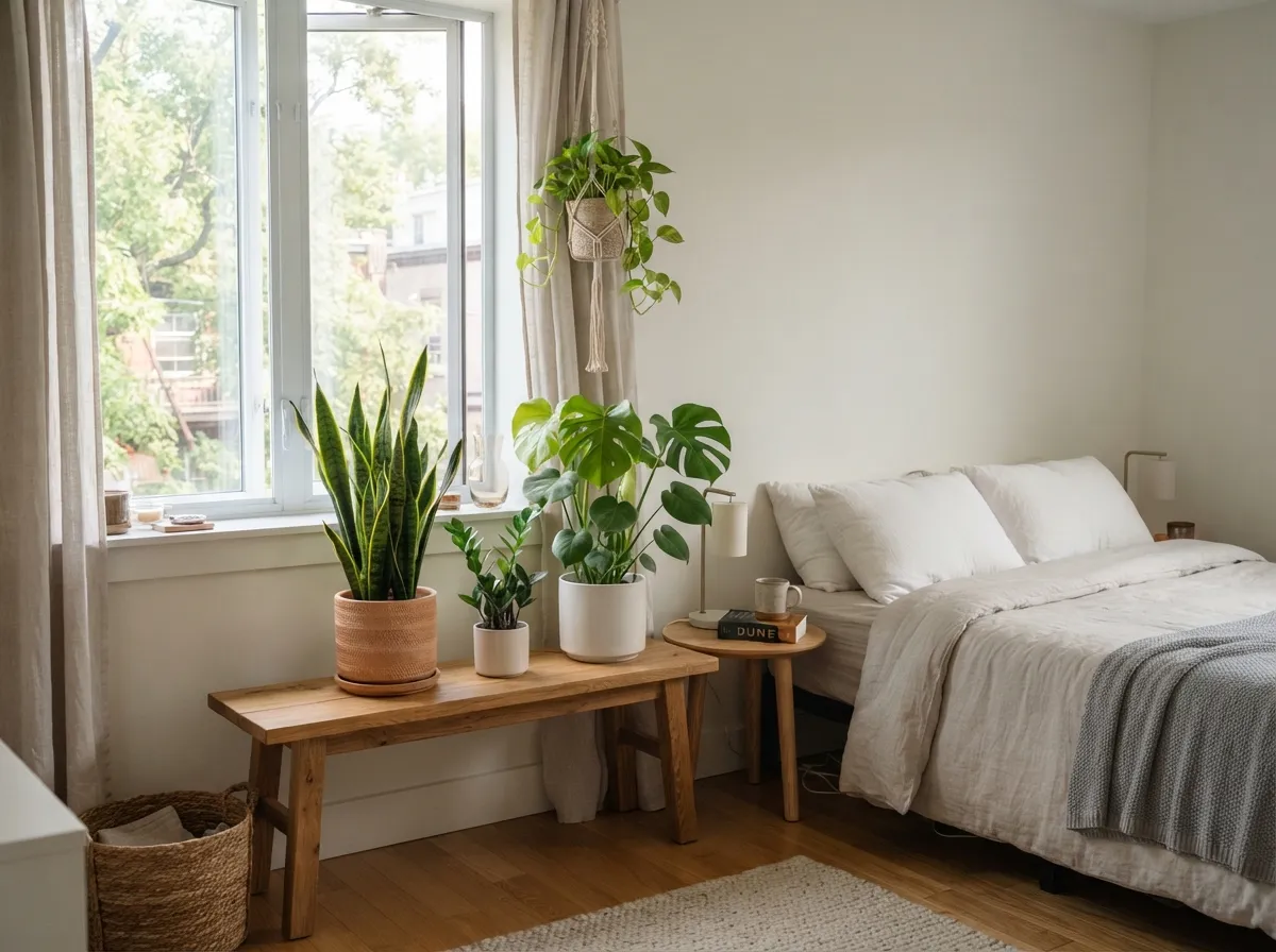 17. Place Indoor Plants for Natural Warmth