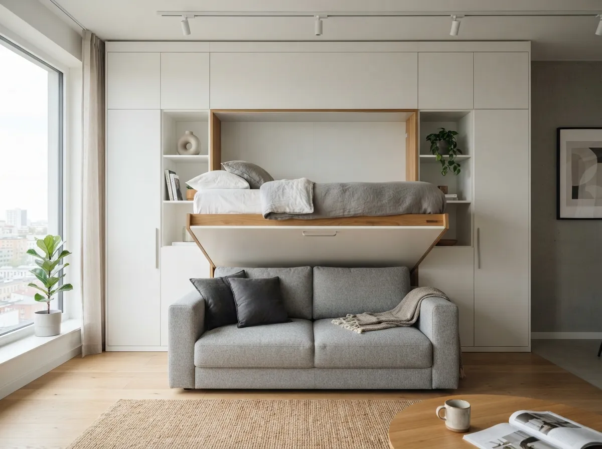 18. Choose a Murphy Bed that Folds Away