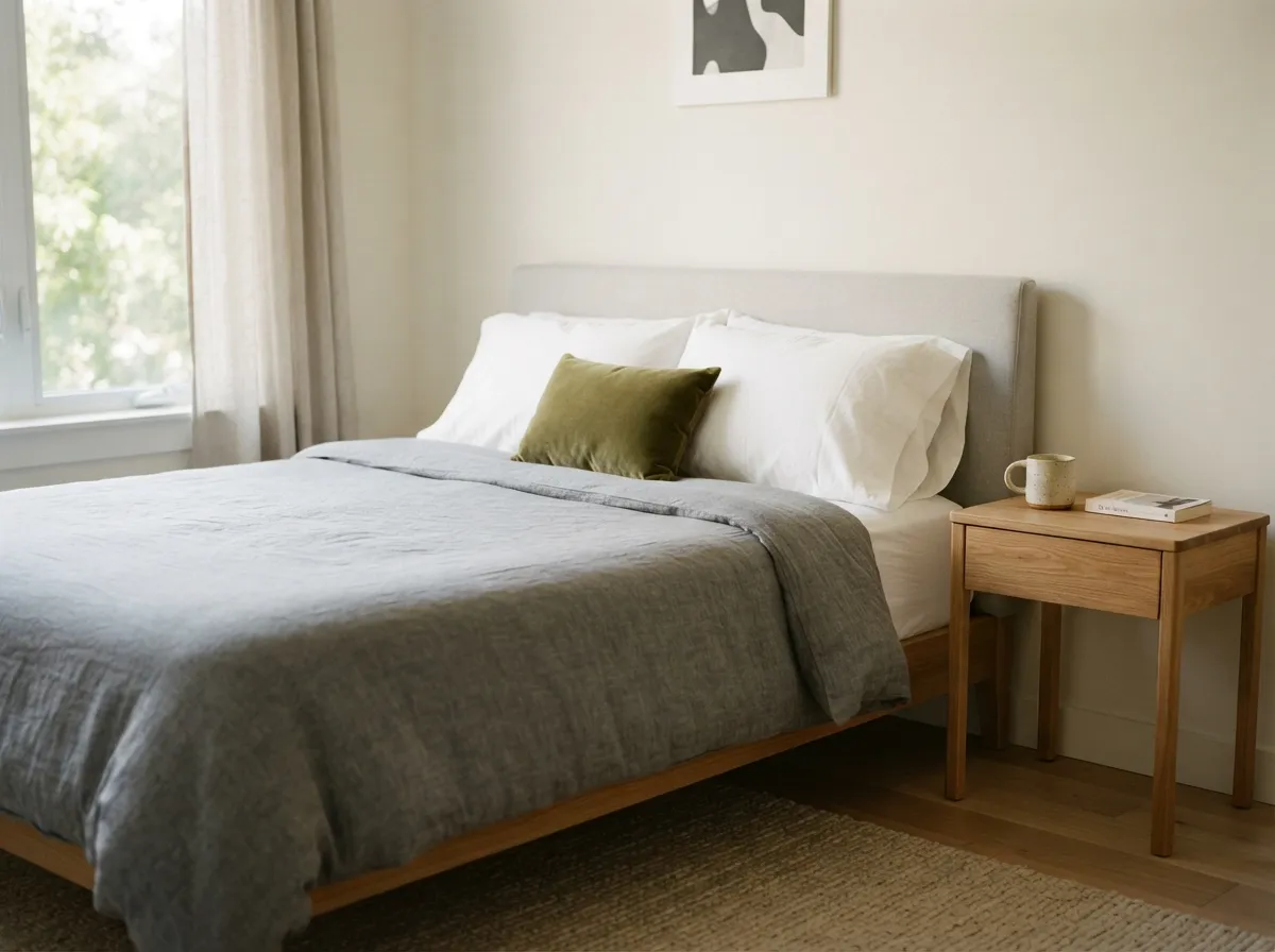 25. Limit Decorative Pillows to a Minimum
