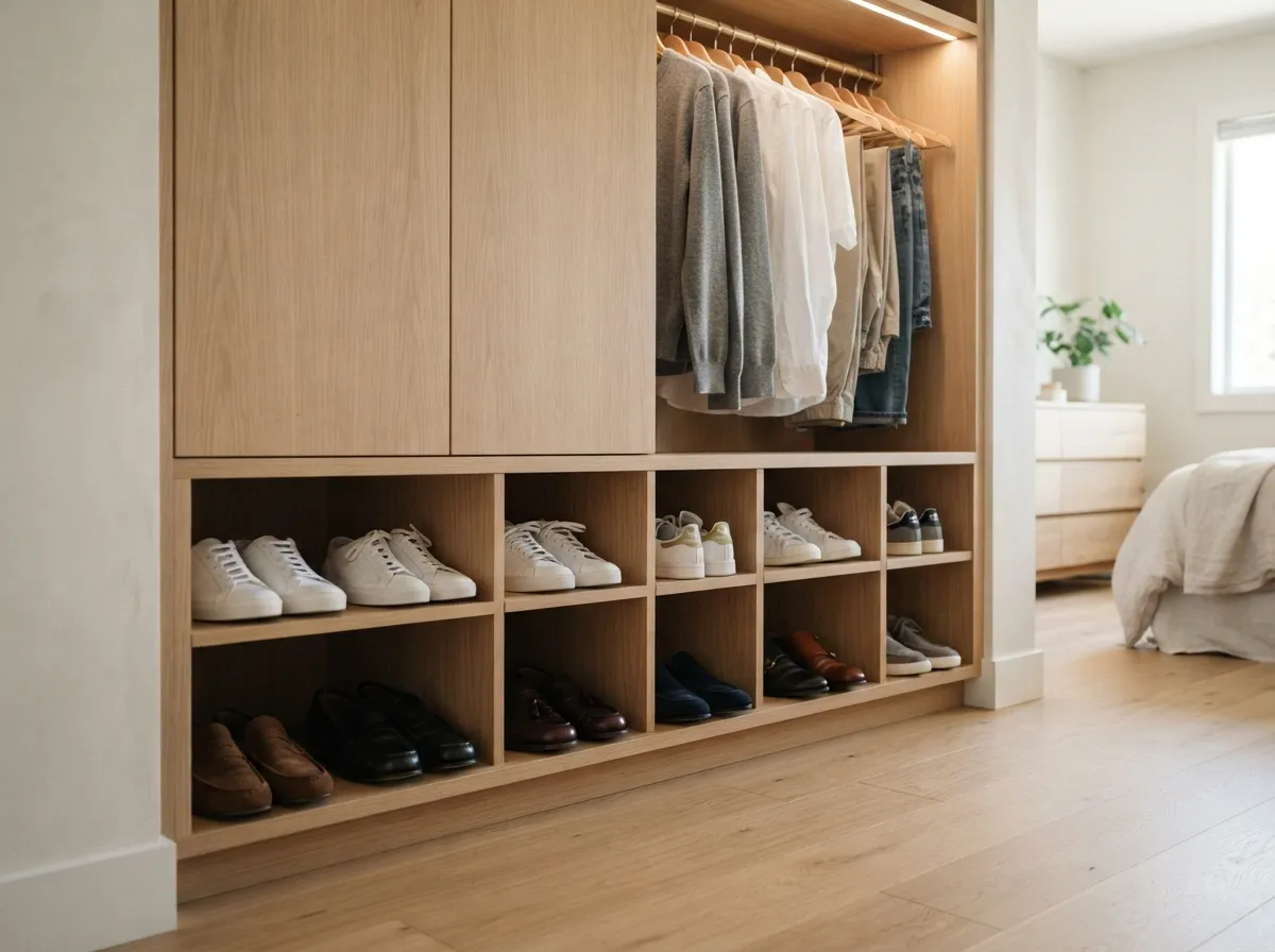 18. Keep Shoe Storage Low and Streamlined