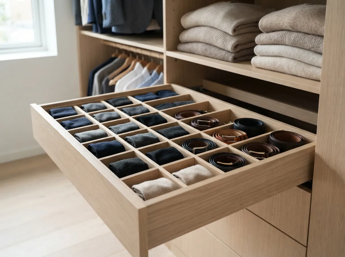6. Incorporate Built-In Drawer Dividers