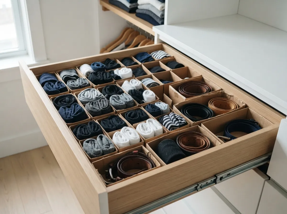 Repurpose Household Items for Drawer Dividers