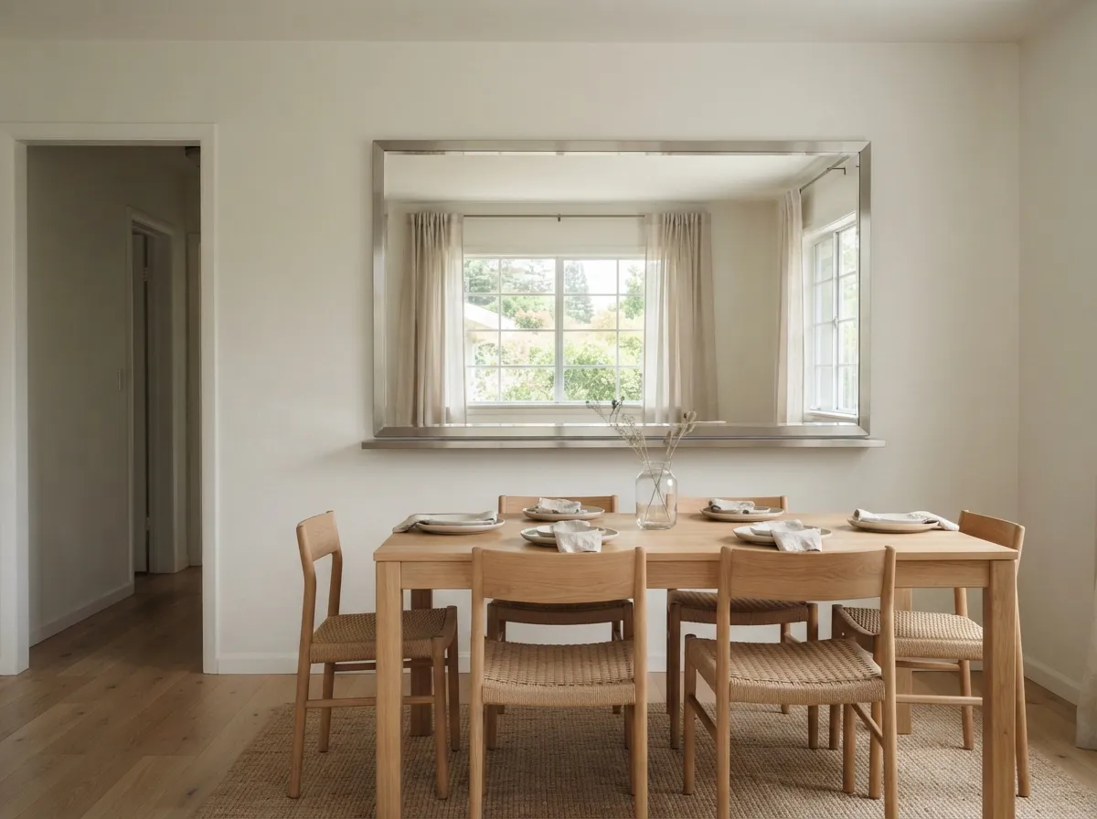 13. Use Mirrors to Visually Expand Space