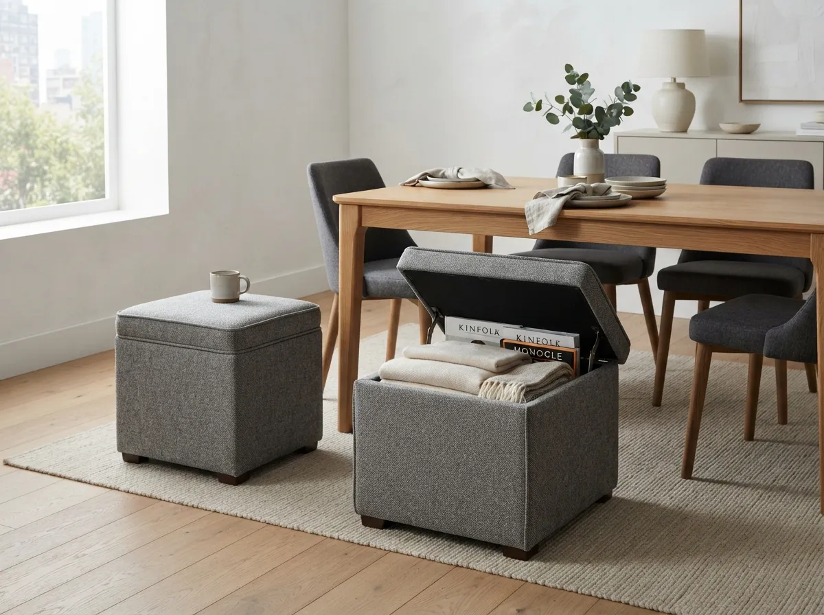 9. Select Multi-Functional Storage Ottomans