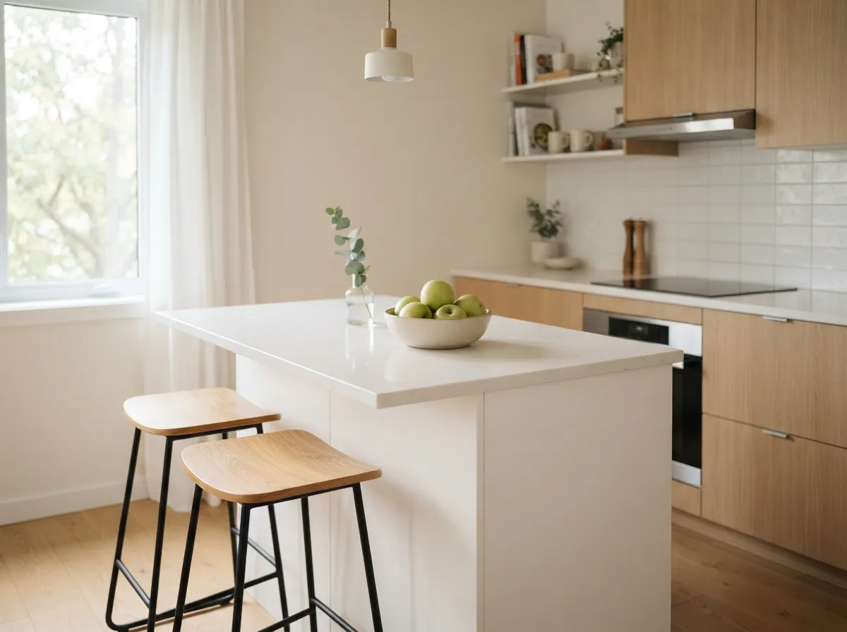 14. Multi-Functional Kitchen Islands with Bar Stools