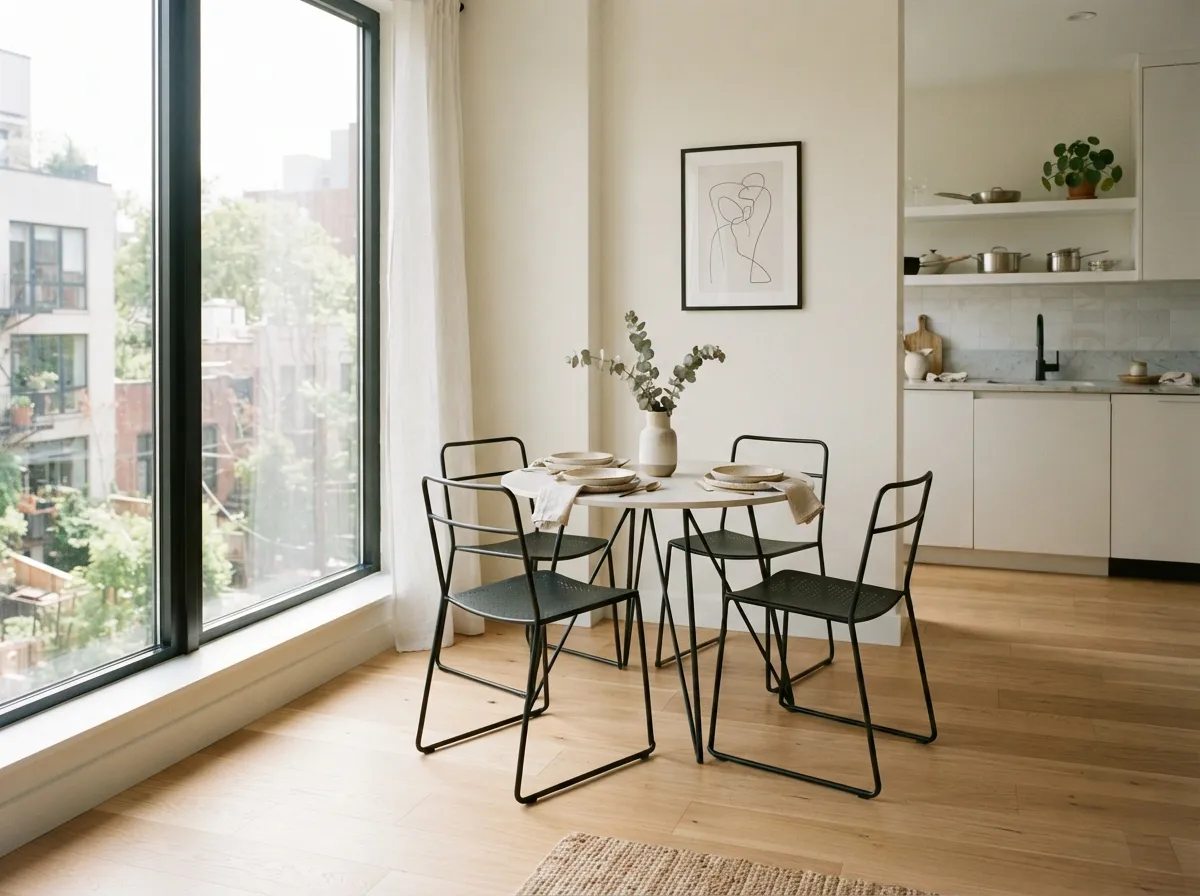 16. Slender Metal Frame Furniture