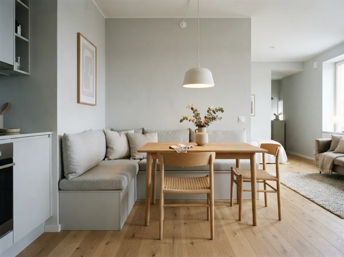 Opt for Built-In Banquette Seating