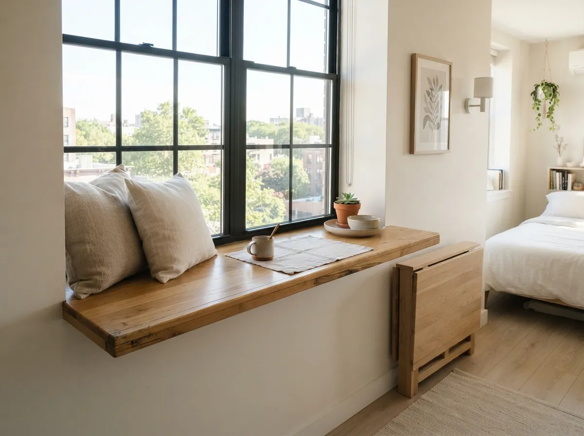Utilize Window Sills as Extra Surface