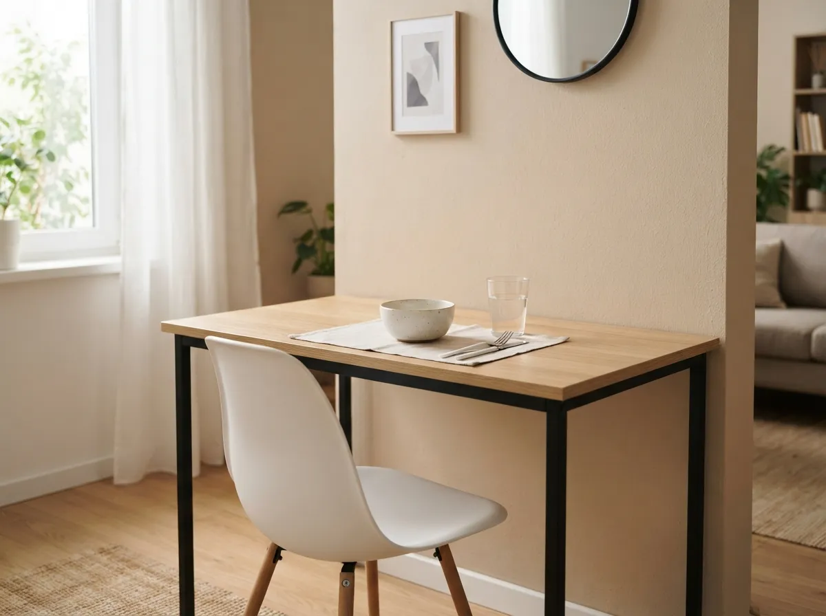 Utilize a Desk as a Dining Surface