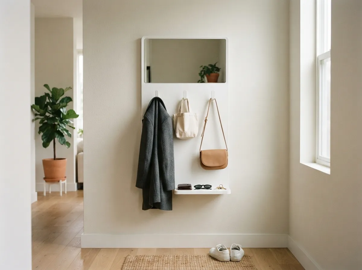 12. Multi-functional Entryway Organizer