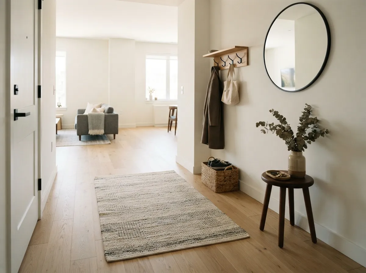 19. Entryway Rug with Defined Zone