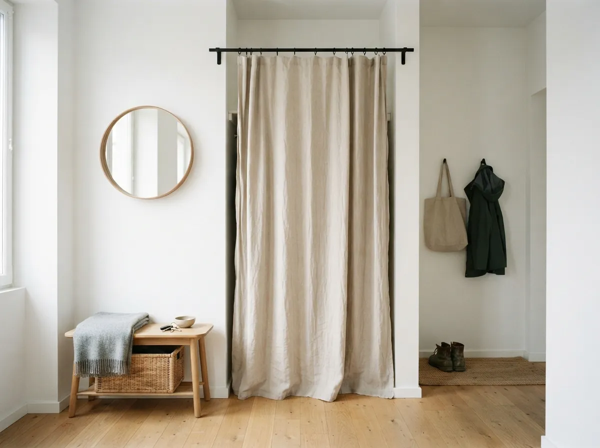 21. Add a small rattan tray for daily essentials