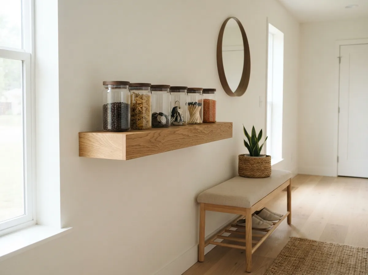 9. Hang a single large abstract canvas