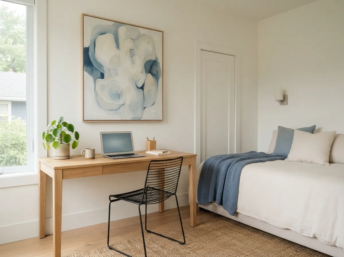 17. Hang Art That Inspires Calm