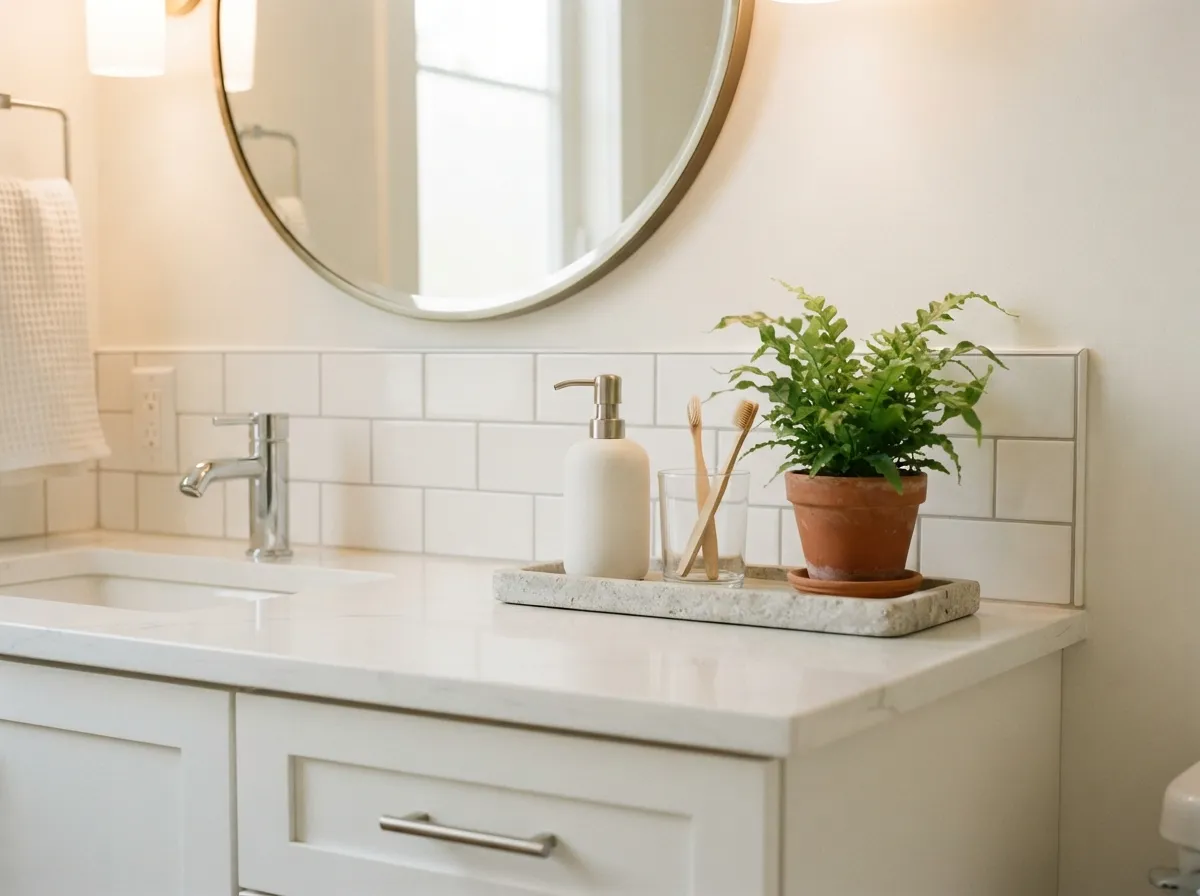 10. Simplify Bathroom Surfaces