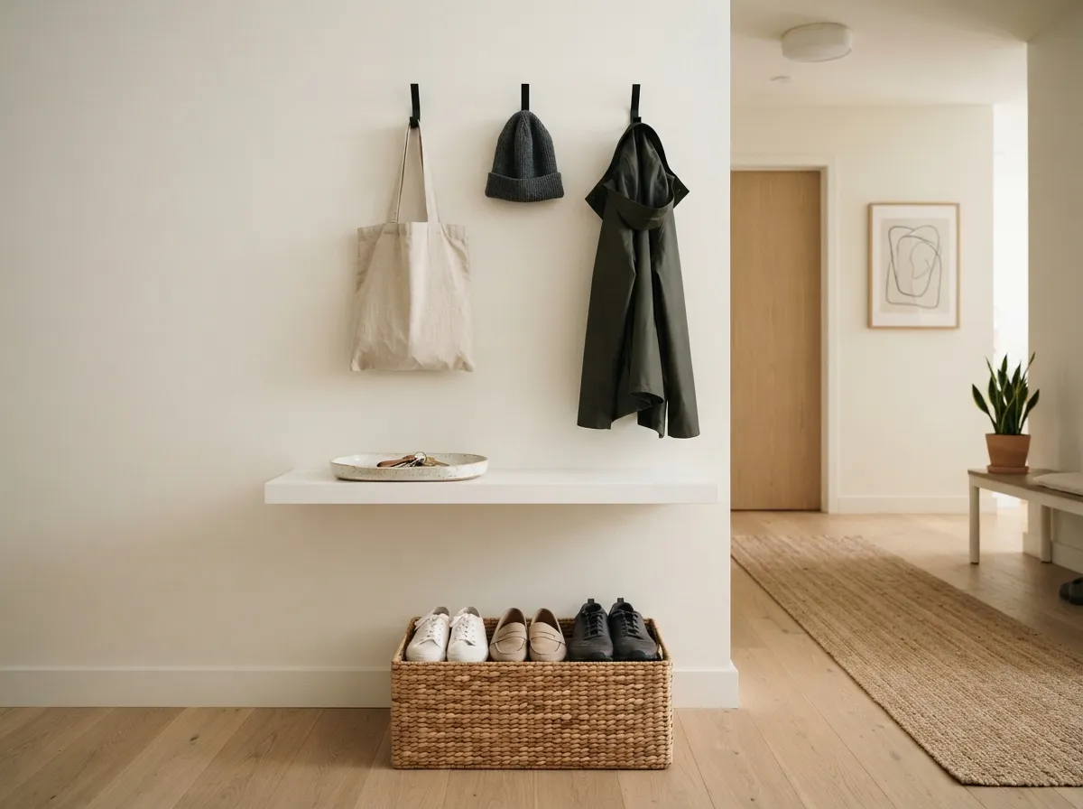 4. Create a Dedicated Entryway Drop Zone
