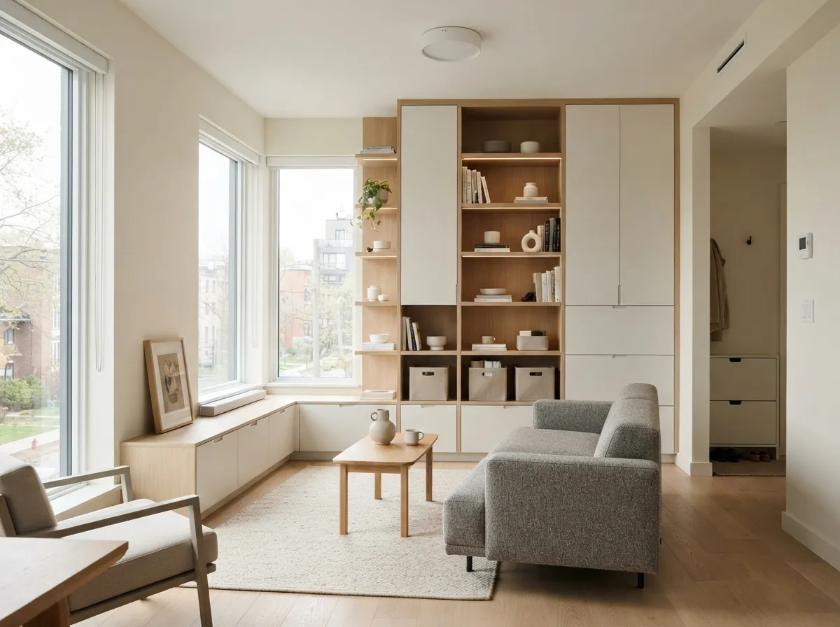 Embrace Vertical Storage and Hidden Solutions