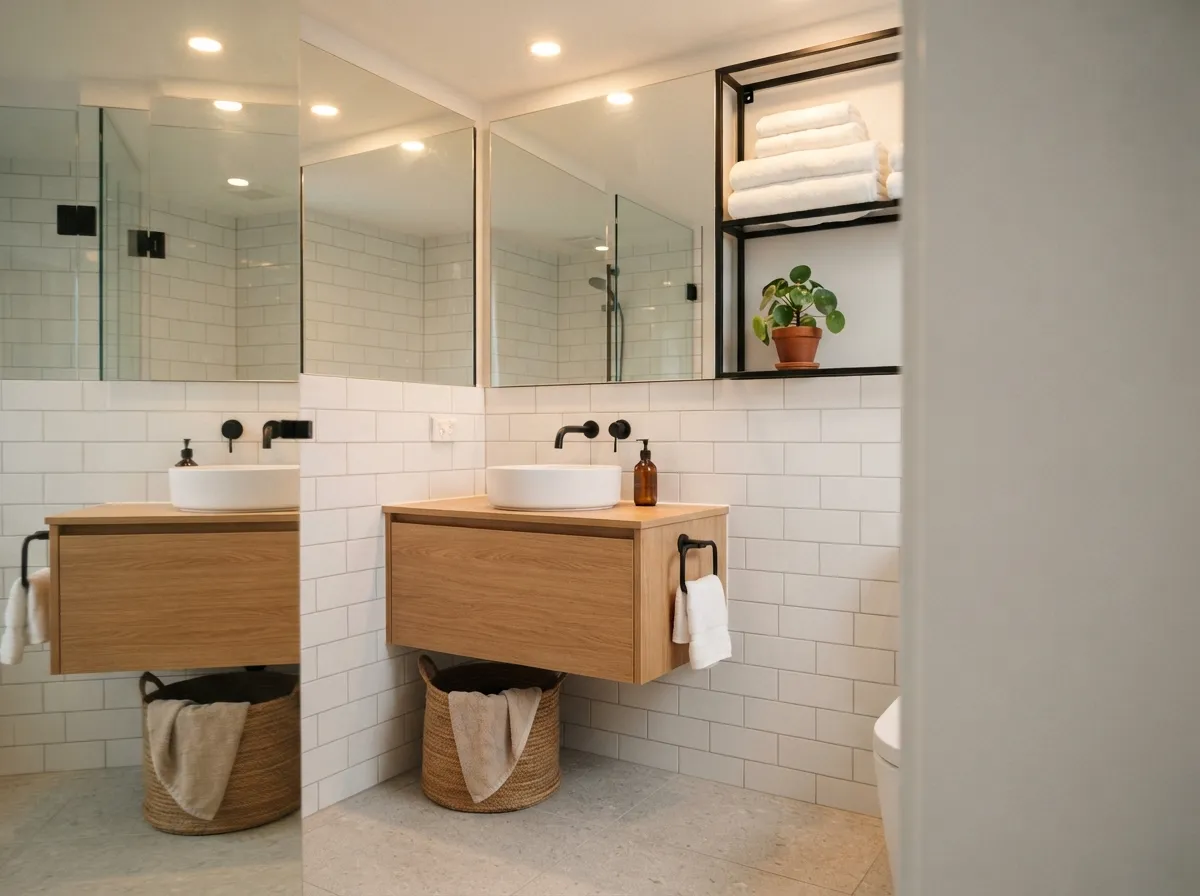 20. Choose Functional Bathroom Decor