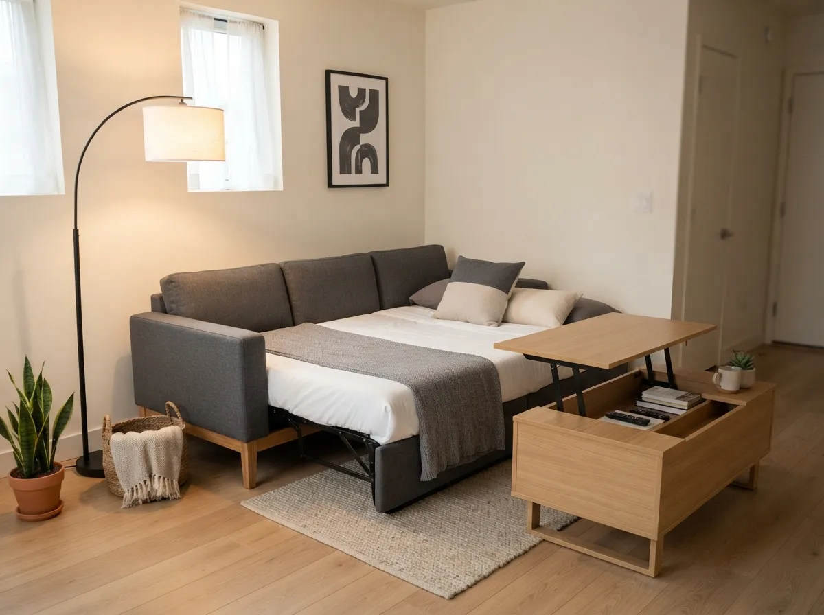 3. Prioritize Multi-Functional Furniture