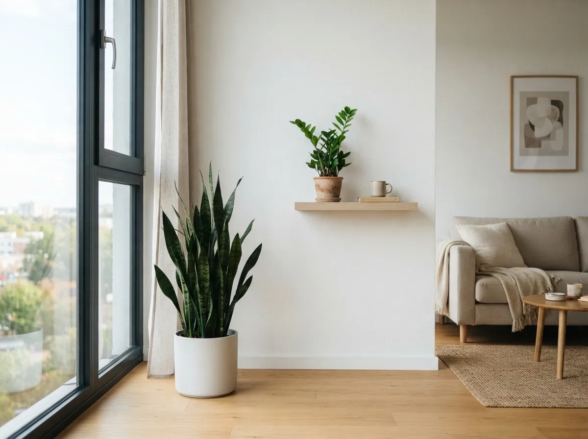 9. Add Greenery with Houseplants