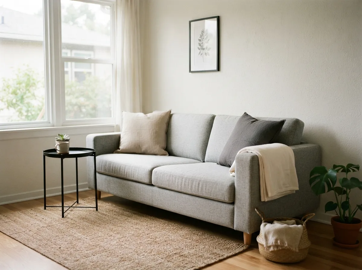 21. Limit Throw Pillows to Two Solid Colors