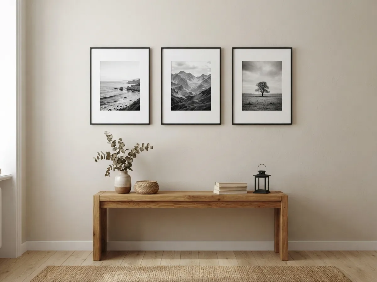6. Frame Personal Black and White Photographs