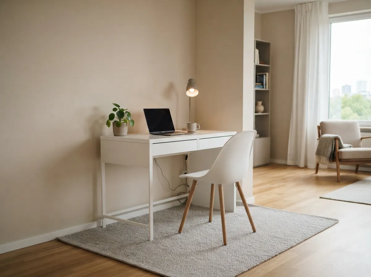 10. Defining Your Workspace with Area Rugs