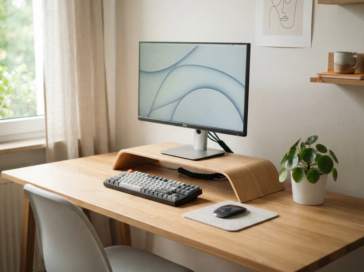 20. Using Monitor Risers for Ergonomics