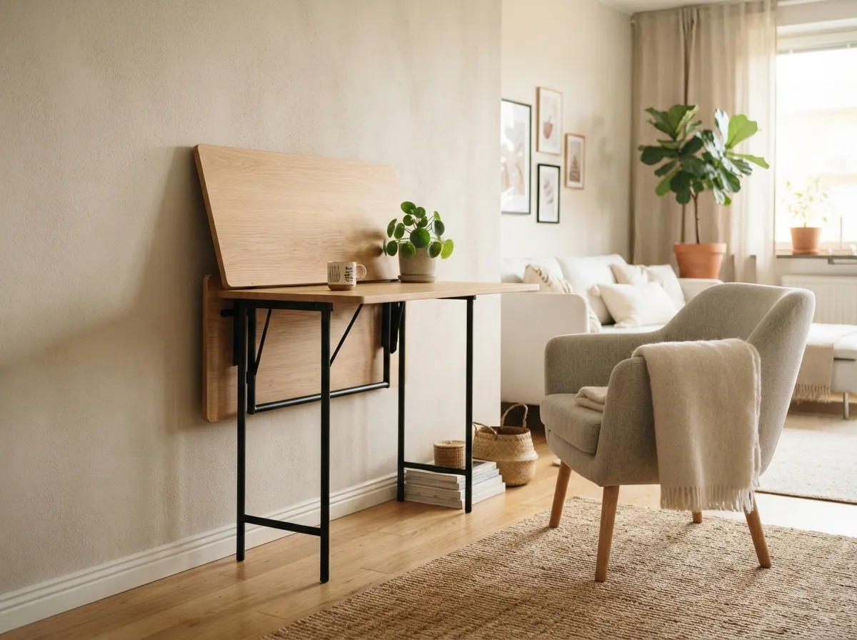 22. Opting for Foldable or Collapsible Desks