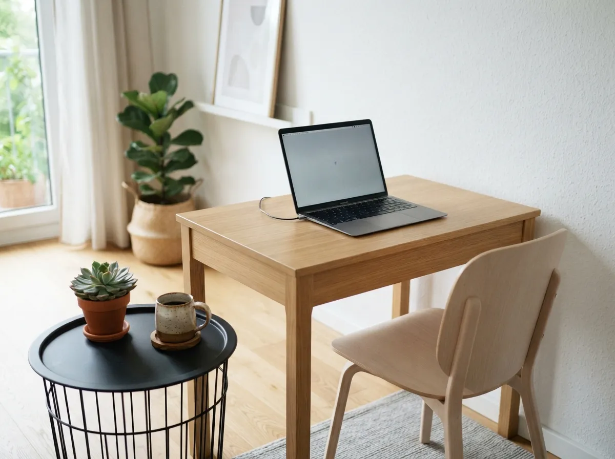 24. Integrating a Small Accent Table for Essentials
