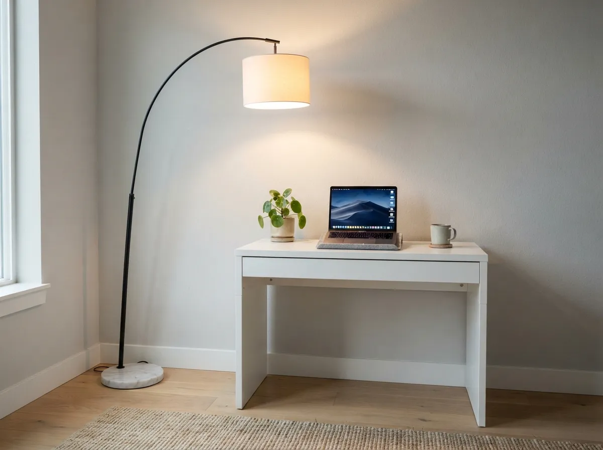 26. Incorporating a Floor Lamp for Ambient Light