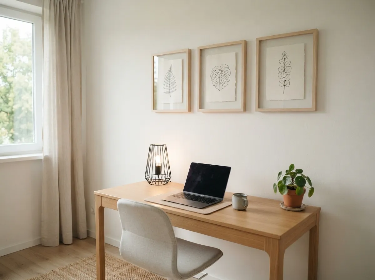 15. Minimalist Wall Art on a Budget