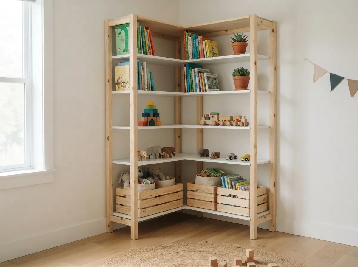 13. Corner Shelving Units
