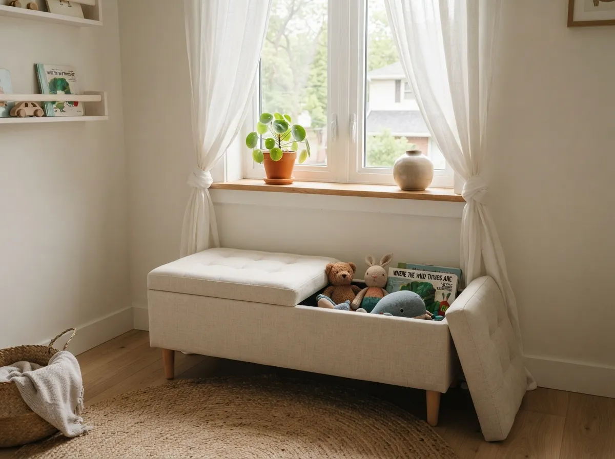 18. Hidden Storage Ottomans