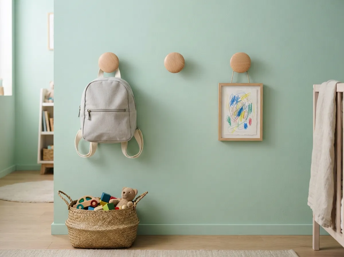 19. Wall Hooks for Bags and Art