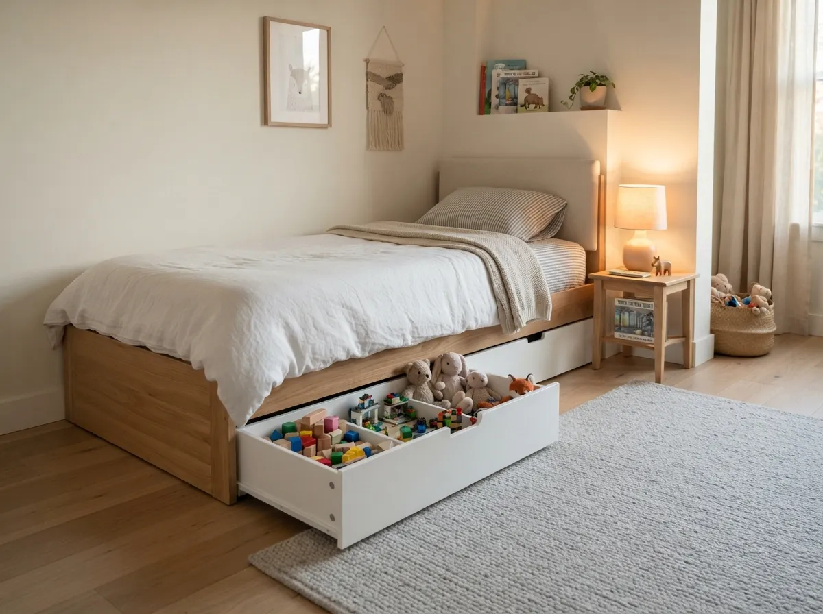 2. Under-Bed Drawer Systems