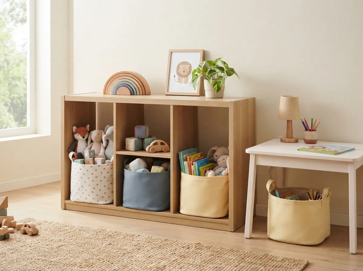 25. DIY Fabric Storage Baskets