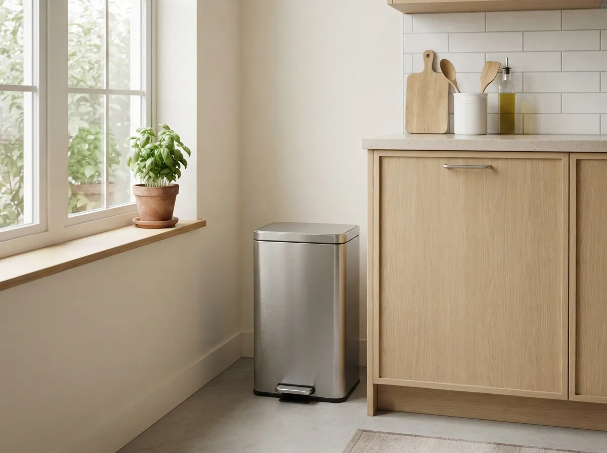 16. Compact Trash Can