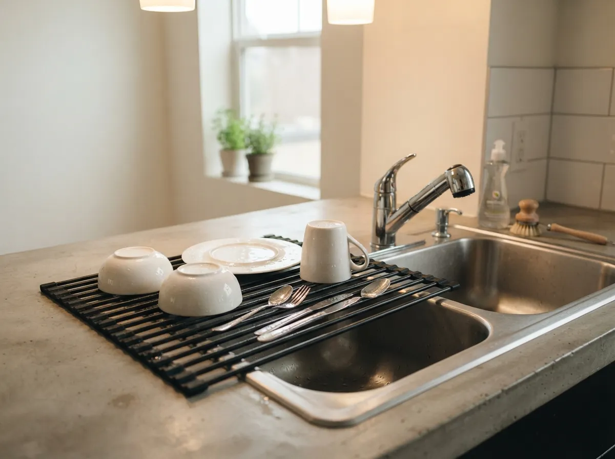 4. Space-Saving Dish Drying Rack