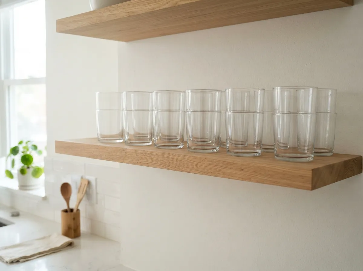 9. Minimalist Glassware Collection