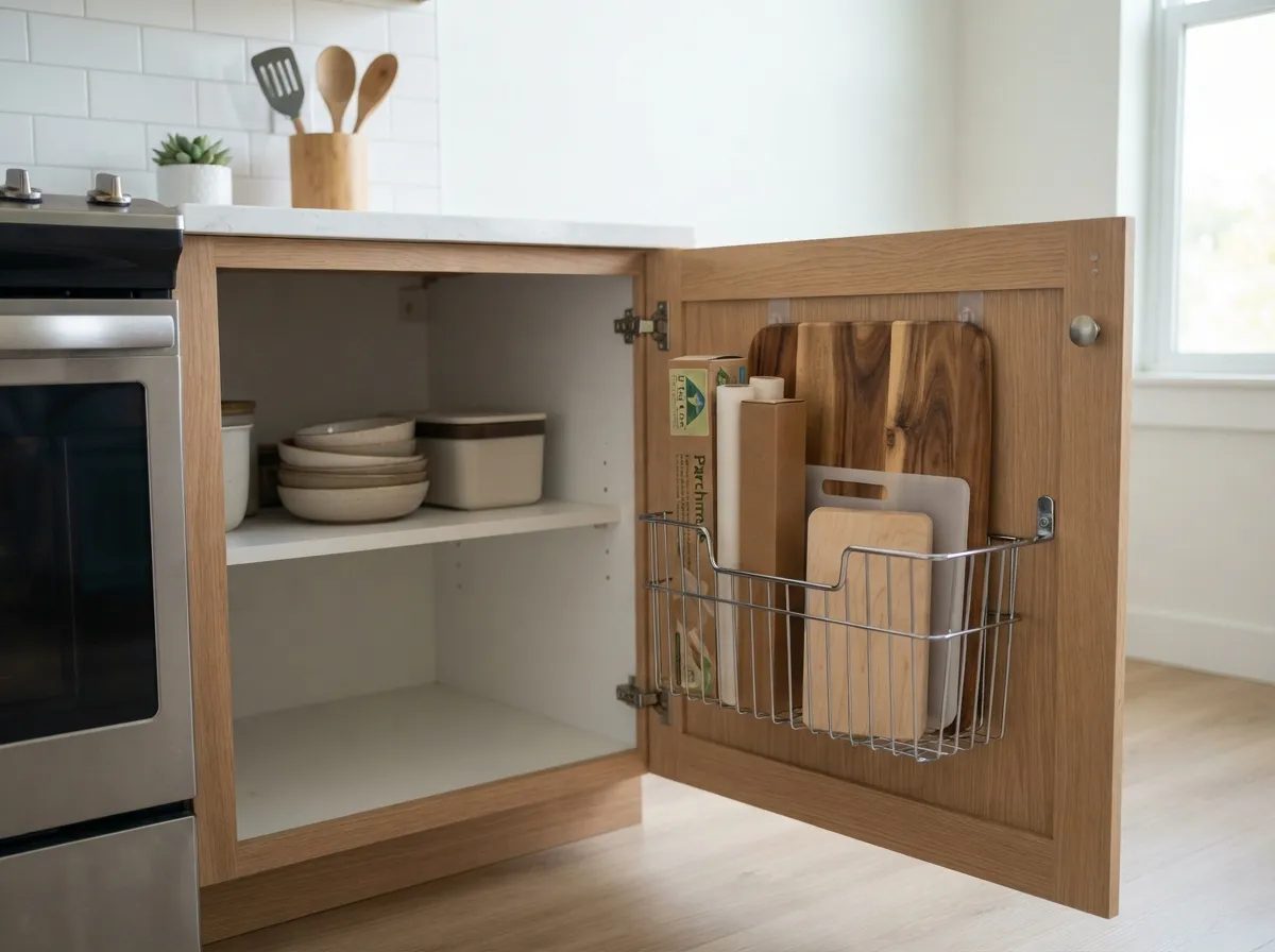 4. Over the cabinet door wire baskets