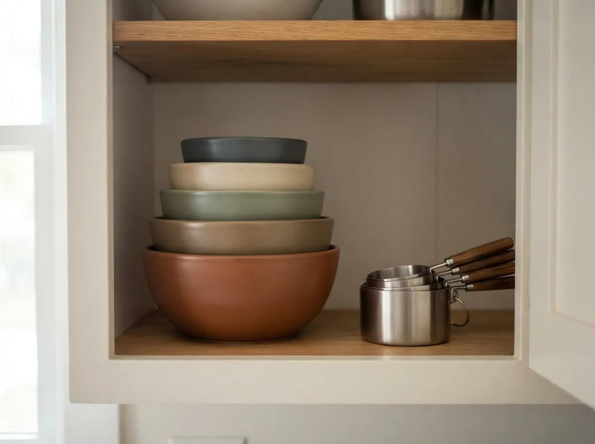 8. Opt for Nesting Bowls and Prep Sets