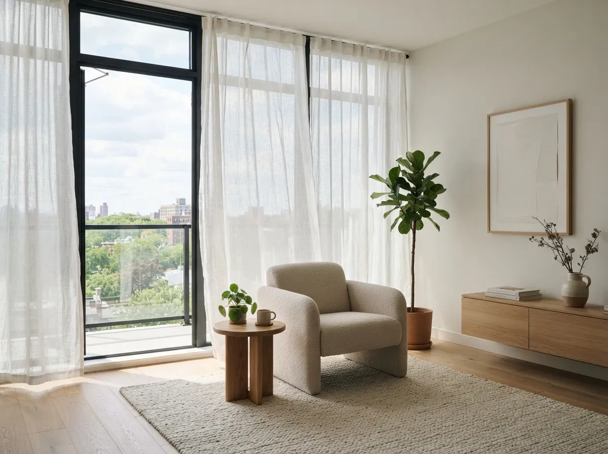 10. Maximize Natural Light with Sheer Curtains
