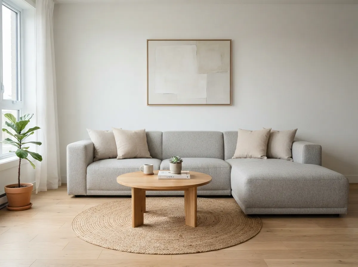 3. Select a Streamlined Sectional Sofa