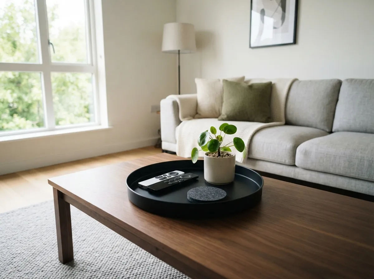22. Use Decorative Trays to Contain Clutter