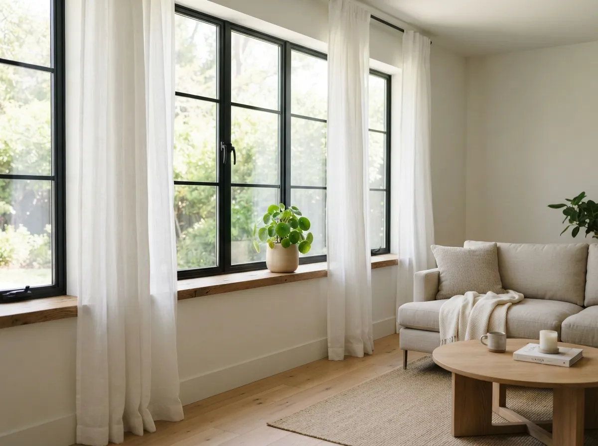 6. Simplify Window Treatments