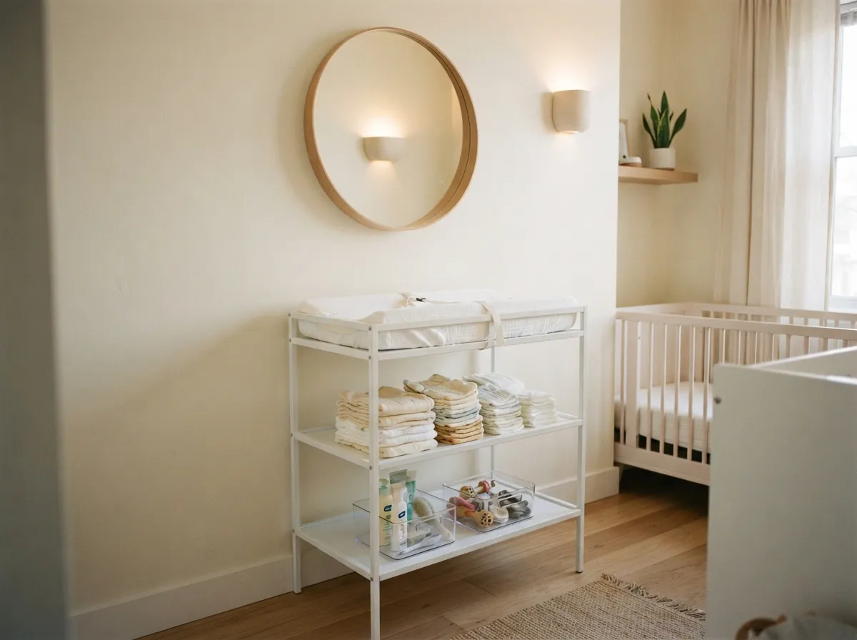 Designing a Compact Changing Area