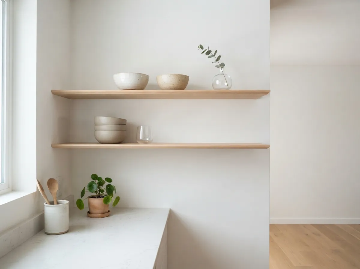 10. Opt for Thin, Sleek Shelf Profiles